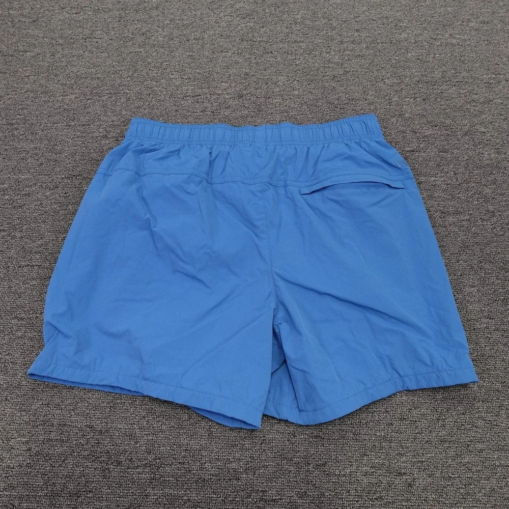 VRST Swim Shorts Mens Medium Blue Solid Mesh Lined Trunks Drawstring